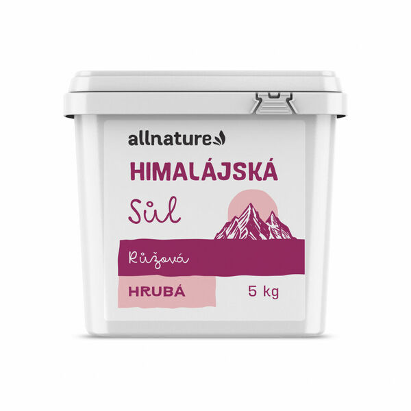 ALLNATURE Himalájská sůl růžová hrubá 5 kg porovnat ceny