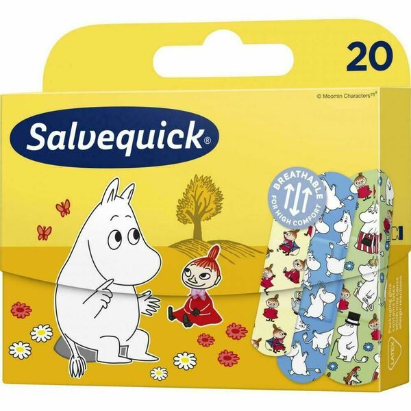 Salvequick Náplasti pro děti Moominki, 20ks porovnat ceny