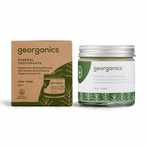 Georganics Tea Tree minerální zubní pasta 60 ml porovnat ceny