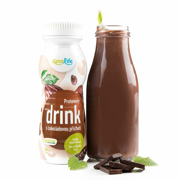 KETOLIFE Proteinový drink s čokoládovou příchutí 250 ml porovnat ceny