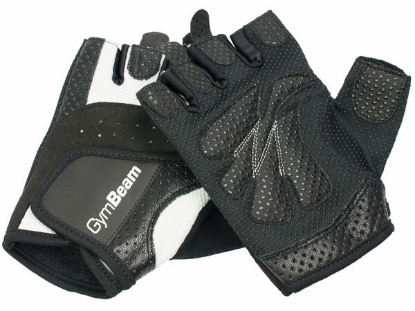 Fitness Dámské rukavice Bella - GymBeam white black – velikost M porovnat ceny