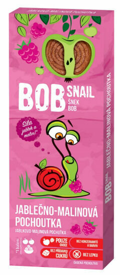 Šnek Bob jablečno-malinové rolky 30g porovnat ceny