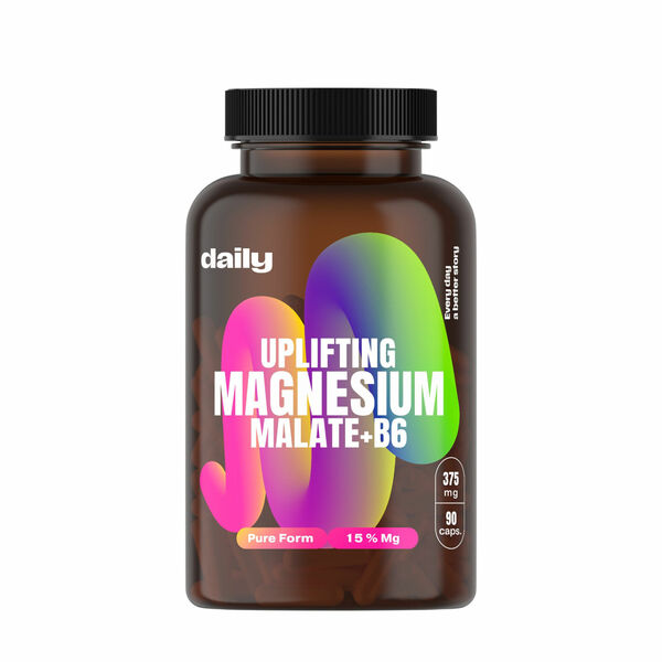 DAILY Uplifting Magnesium Malate + B6 90 kapslí porovnat ceny