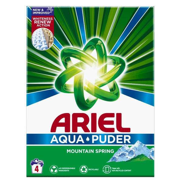 ARIEL Mountain Spring Prací prášek 4 praní 260 g porovnat ceny