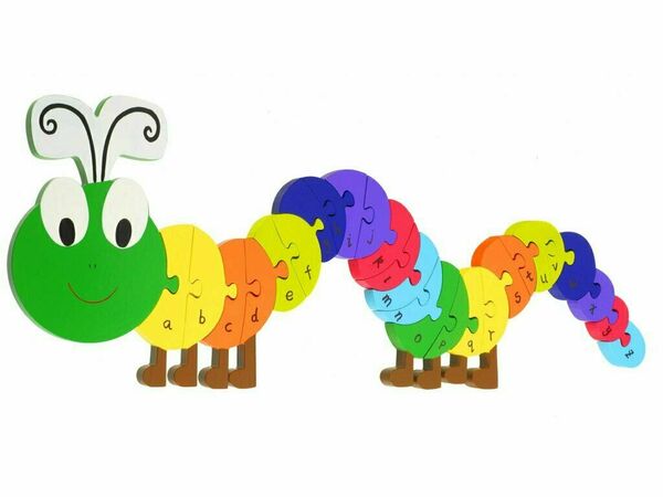 Orange Tree Toys Puzzle s abecedou Housenka porovnat ceny