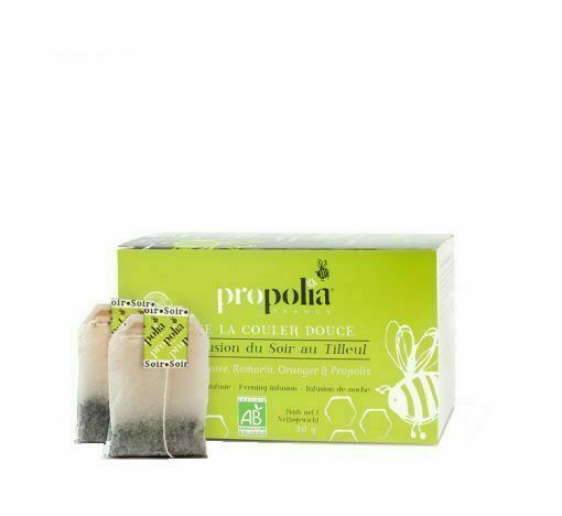 Propolia BIO bylinný čaj večerní - Proskurník, rozmarýn, sladký pomeranč a propolis, 20 sáčků porovnat ceny