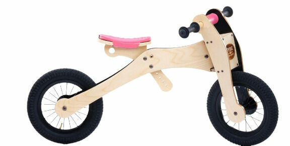 Trybike Dřevěné odrážedlo/tříkolka ružová 4v1 porovnat ceny