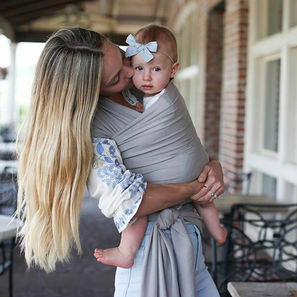 BOBA Wrap Bamboo Light Grey Nosič dětí šátek 1 kus porovnat ceny