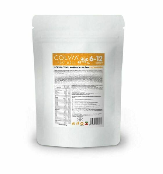 COLVIA Pokračovací kojenecké mléko s colostrem 6-12m 1000 g porovnat ceny