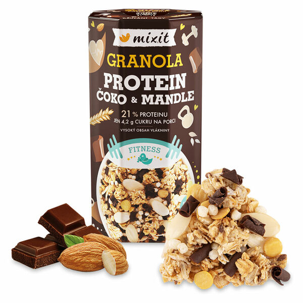 MIXIT Proteinová granola čoko a mandle 450 g porovnat ceny