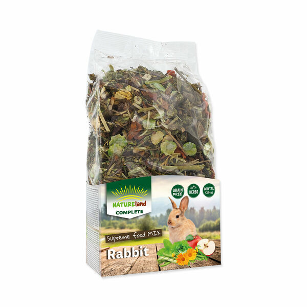 Nature Land Complete pro králíky a zakrslé králíky 600 g porovnat ceny