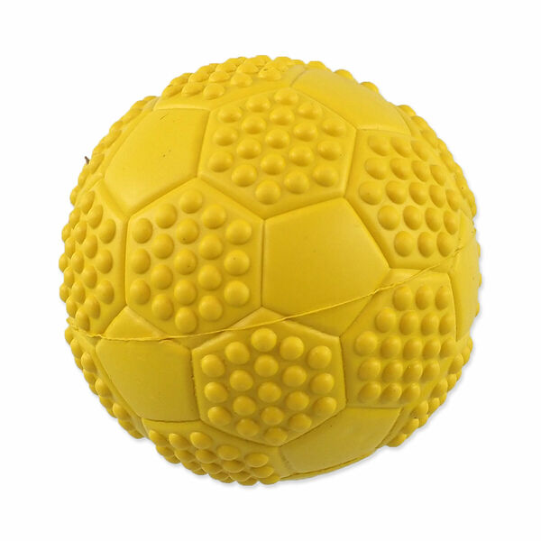 Dog Fantasy Hračka míček fotbal s bodlinami pískací mix barev 7 cm porovnat ceny