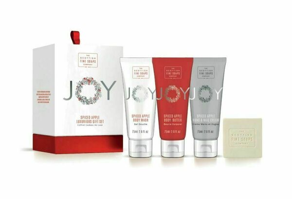 Scottish Fine Soaps Luxusní dárková sada Spiced Apple 4 ks porovnat ceny