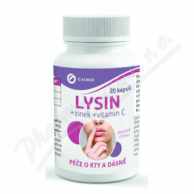 Lysin+zinek+vitamín C Cps.20 Galmed porovnat ceny