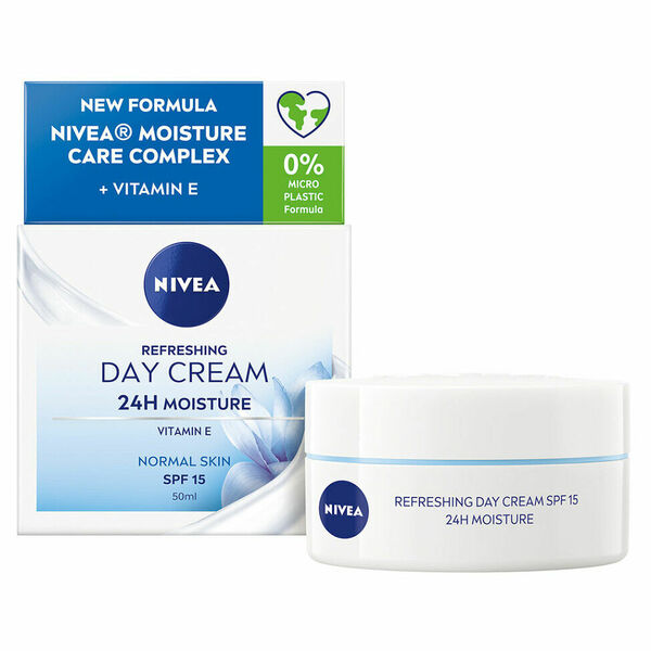 NIVEA Osvěžující denní krém pro normální pleť OF 15 50 ml porovnat ceny