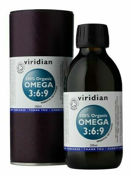Viridian 100% Organic Omega 3:6:9 Oil 200ml porovnat ceny