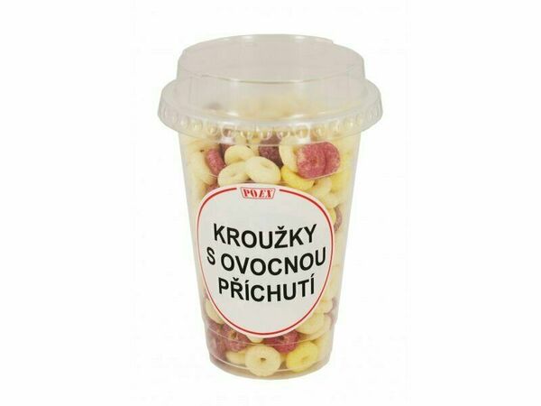 Poex Kroužky S Ovocnou Příchutí 25g porovnat ceny