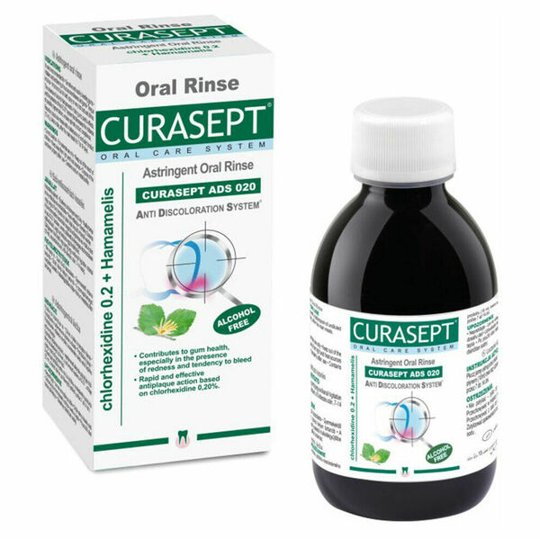 CURASEPT ADS Astringent Ústní voda s hamamelis 0,2%CHX  200 ml porovnat ceny