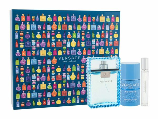 Versace Eau Fraiche Set Eau de Toilette 100ml + DeoStick 75ml + Travel Spray 10ml porovnat ceny