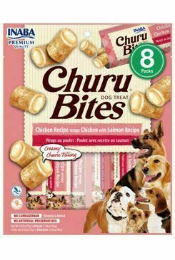 Churu Dog Bites Chicken Wraps Chicken Salmon 8x12g porovnat ceny