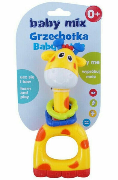 Dětské chrastítko Baby Mix žlutá žirafa porovnat ceny