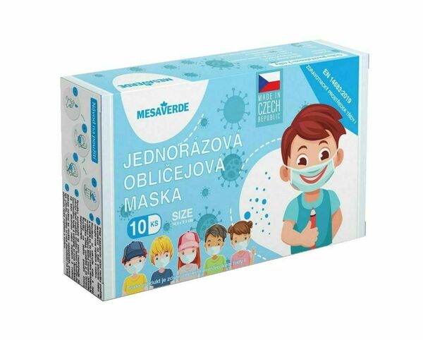 Mesaverde Dětská obličejová maska pro kluky 10 ks porovnat ceny
