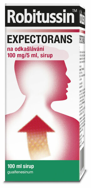 Robitussin Expectorans 100mg/5ml na odkašlávání sirup 100ml porovnat ceny