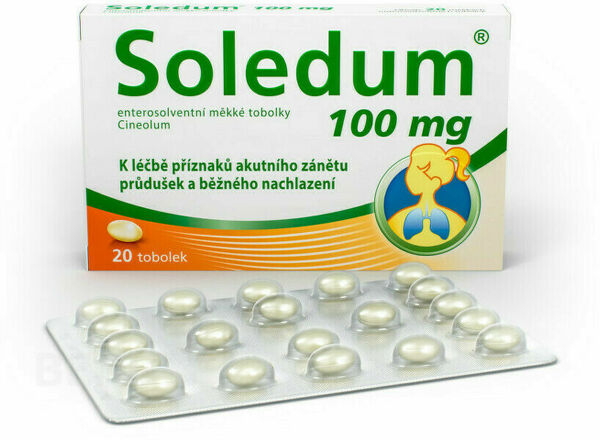 Soledum 100mg enterosolventní měkké tobolky 20ks porovnat ceny