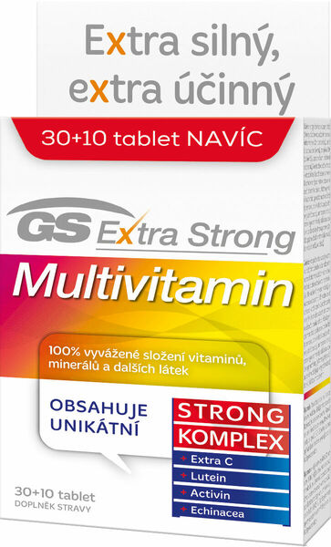 GS Extra Strong Multivitamin 30+10 tablet porovnat ceny