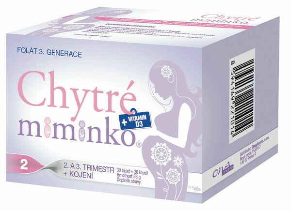 Chytré miminko s DHA 30 tablet + 30 kapslí porovnat ceny