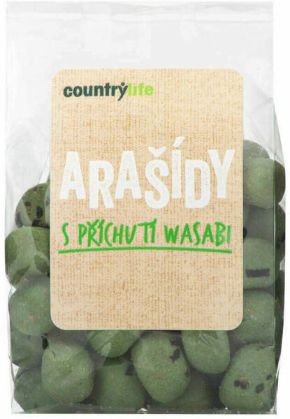 Country Life Arašídy s příchutí wasabi 100g porovnat ceny