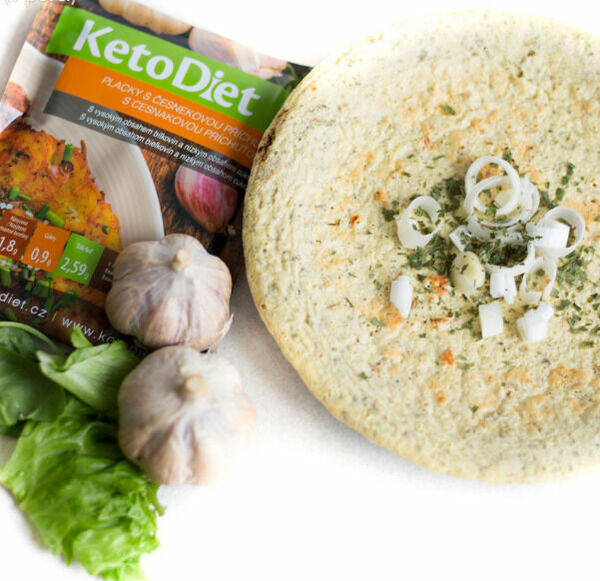 KetoDiet Proteinová placka s česnekovou příchutí 7porcí porovnat ceny