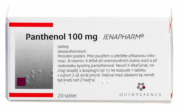 Panthenol 100mg Jenapharm 20 tablet porovnat ceny