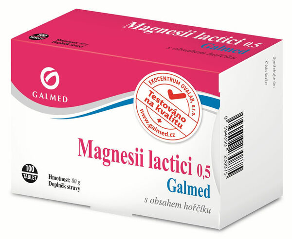 Galmed Magnesii lactici 0,5g 100 tablet porovnat ceny