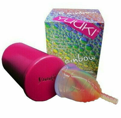 Yuuki Rainbow Menstruační kalíšek velký Soft měkčí včetně sterilizačního kelímku porovnat ceny