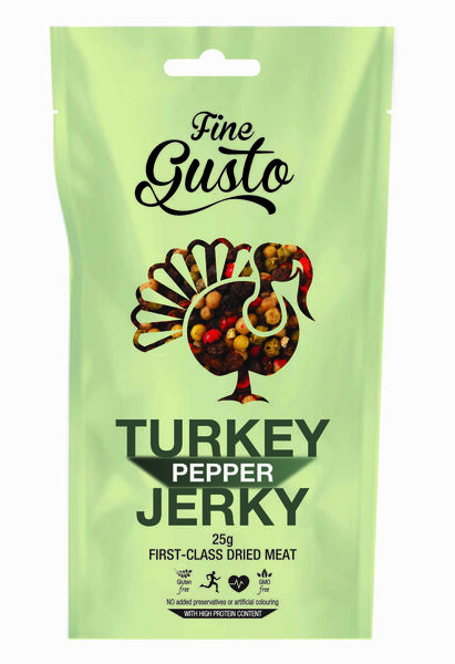 Fine Gusto Krůtí Jerky Pepř 25g porovnat ceny
