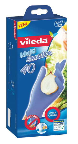Vileda Multi Sensitive vel. S/M rukavice 40 ks porovnat ceny