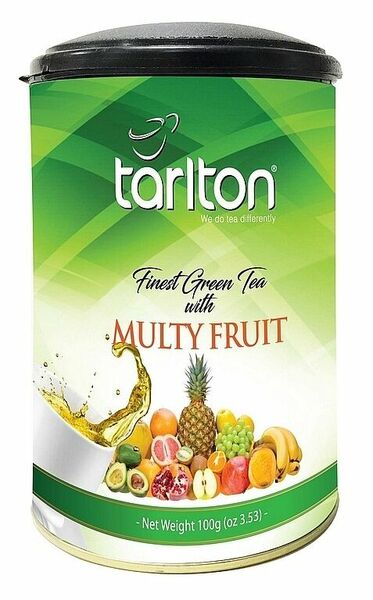 Tarlton - Venture Tea  TARLTON Green Multifruit dóza 100g porovnat ceny