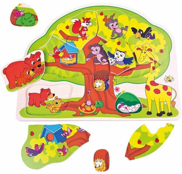 Bino  Puzzle veselá zvířátka porovnat ceny
