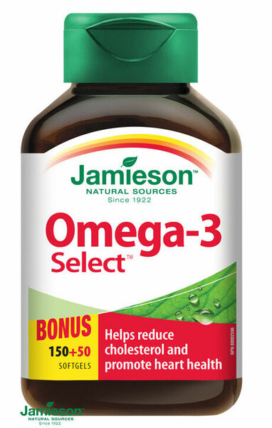 Jamieson Omega-3 Select 1000mg 200 kapslí porovnat ceny