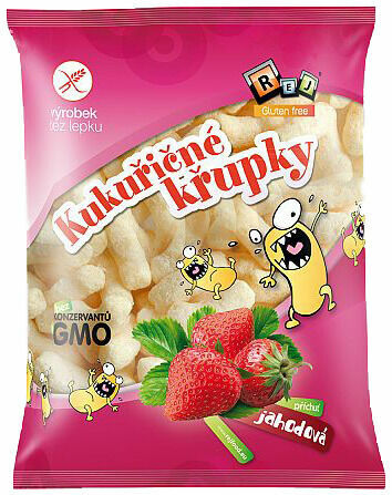 Rej  Kukuřičné křupky jahodové 90g porovnat ceny