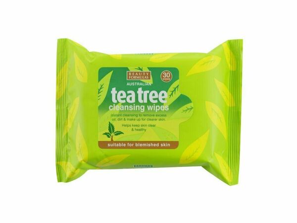 BeautyFormulas  Beauty Formulas Tea tree čistící ubrousky na obličej 30ks porovnat ceny