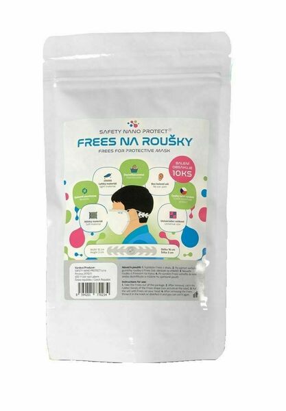 SAFETY NANO PROTECT FREES Spona na roušky a respirátory 10 ks porovnat ceny