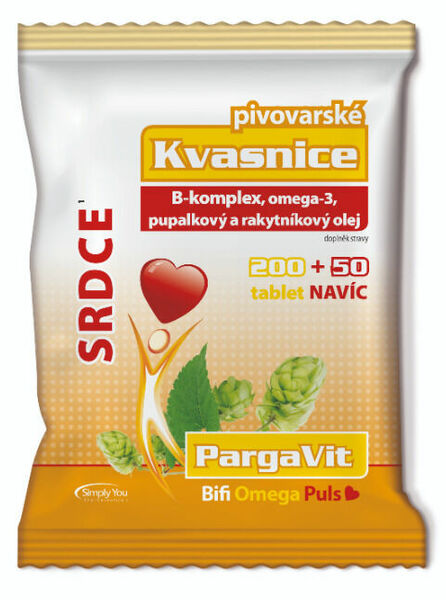 PargaVit Pivovarské kvasnice Bifi Omega Puls 250 tablet porovnat ceny