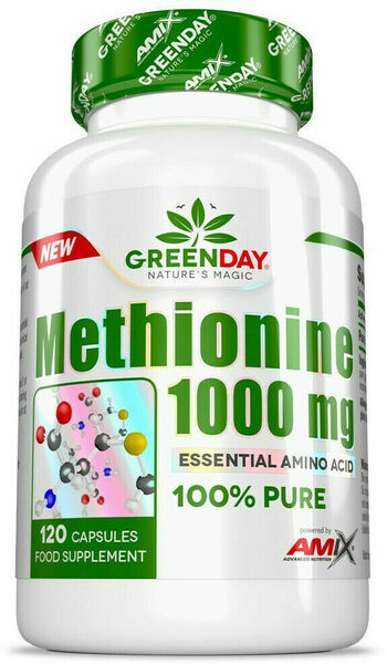 AMIX Green Day Methionine 1000 mg, 120kapslí porovnat ceny