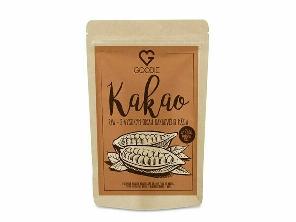 GOODIE Kakaový prášek RAW 120g porovnat ceny