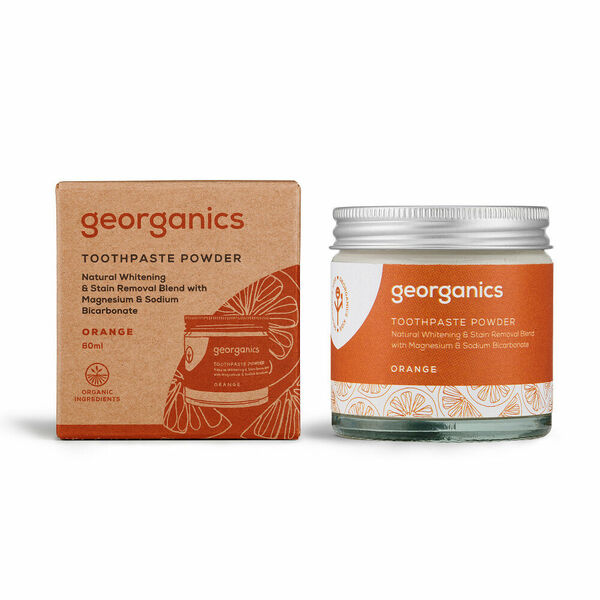 Georganics Pomeranč zubní prášek 60 ml porovnat ceny