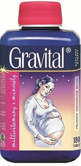 VitaHarmony Gravital pro těhotné a kojící ženy 180 tablet porovnat ceny