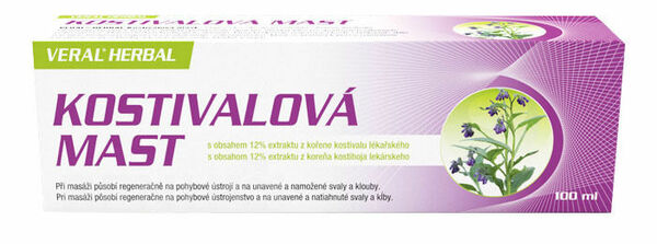 HBF Veral HERBAL kostivalová mast 100ml porovnat ceny