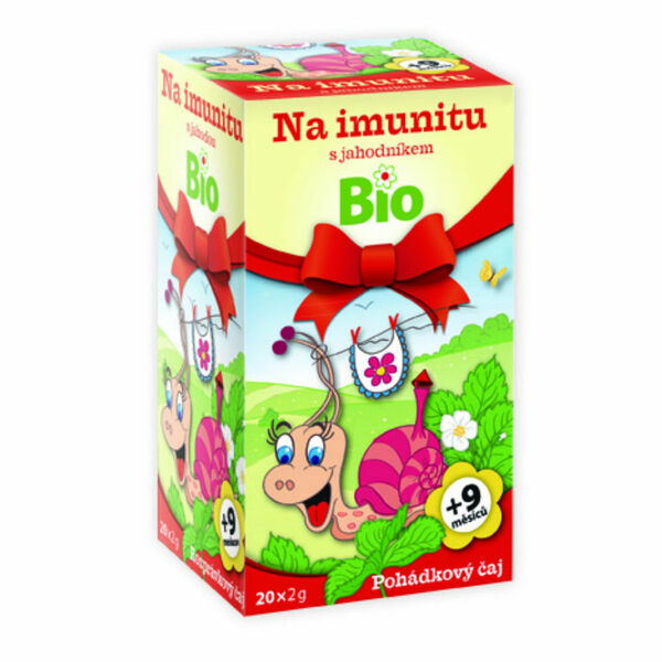 POHÁDKOVÝ ČAJ BIO Imunita s jahodníkem 20 x 2g porovnat ceny